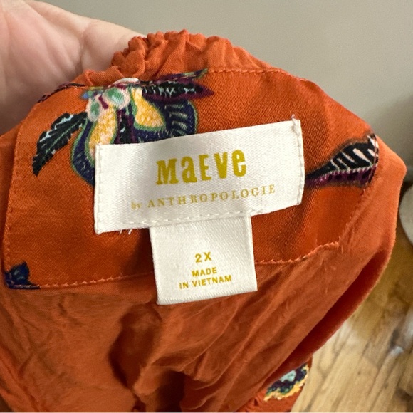 Plus Size Maeve Anthropologie Maxi Dress - Picture 8 of 8